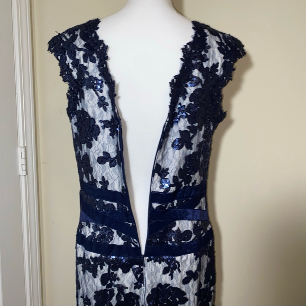 Tadashi shoji Navy Lace Dress - Picture 6 of 8
